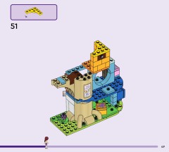 LEGO 42666 instructions page 49 – build guide