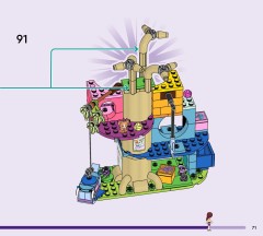 LEGO 42666 instructions page 71 – build guide