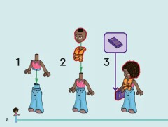 LEGO 42672 instructions page 8 – build guide