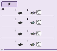 LEGO 42674 instructions page 76 – build guide