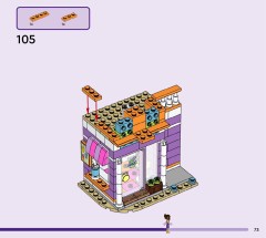 LEGO 42674 instructions page 73 – build guide