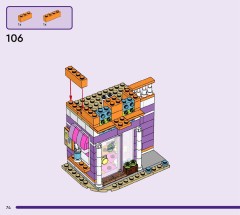 LEGO 42674 instructions page 74 – build guide