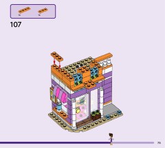 LEGO 42674 instructions page 75 – build guide