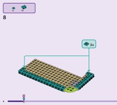 LEGO 42674 instructions page 8 – build guide