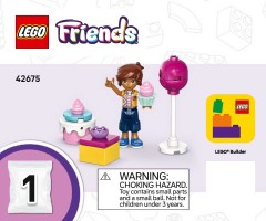 LEGO 42675 instructions page 1 – build guide