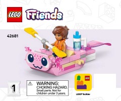 LEGO 42681 instructions page 1 – build guide