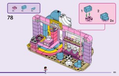 LEGO 42684 instructions page 85 – build guide