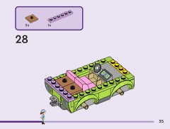 LEGO 42695 instructions page 35 – build guide