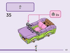 LEGO 42695 instructions page 43 – build guide