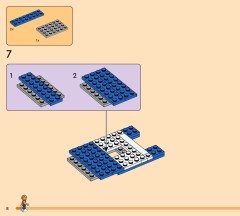 LEGO 43008 instructions page 8 – build guide