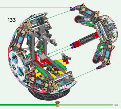 LEGO 43019 instructions page 133 – build guide