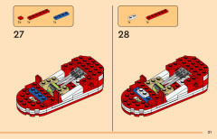 LEGO 43021 instructions page 21 – build guide