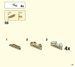 LEGO 43111 instructions page 45 – build guide