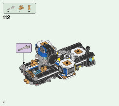 LEGO 43112 instructions page 70 – build guide