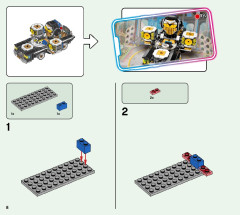LEGO 43112 instructions page 8 – build guide