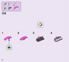 LEGO 43113 instructions page 74 – build guide