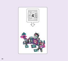 LEGO 43113 instructions page 84 – build guide