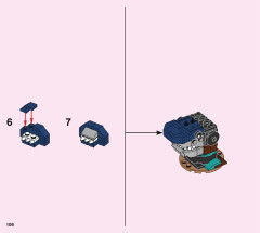 LEGO 43114 instructions page 106 – build guide