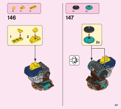 LEGO 43114 instructions page 107 – build guide