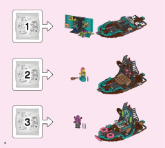 LEGO 43114 instructions page 4 – build guide