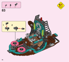LEGO 43114 instructions page 70 – build guide