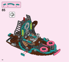 LEGO 43114 instructions page 72 – build guide