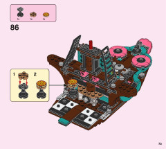 LEGO 43114 instructions page 73 – build guide