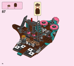 LEGO 43114 instructions page 74 – build guide