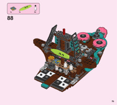 LEGO 43114 instructions page 75 – build guide