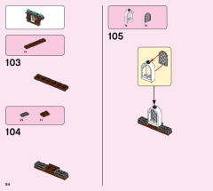 LEGO 43114 instructions page 84 – build guide