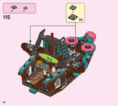 LEGO 43114 instructions page 88 – build guide