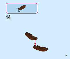 LEGO 43170 instructions page 17 – build guide