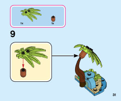 LEGO 43170 instructions page 31 – build guide