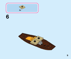 LEGO 43170 instructions page 9 – build guide