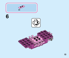 LEGO 43173 instructions page 13 – build guide