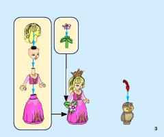 LEGO 43173 instructions page 3 – build guide