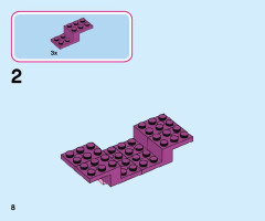 LEGO 43173 instructions page 8 – build guide