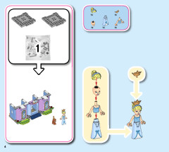 LEGO 43178 instructions page 4 – build guide