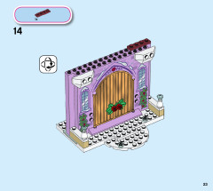 LEGO 43180 instructions page 23 – build guide