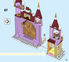 LEGO 43180 instructions page 69 – build guide