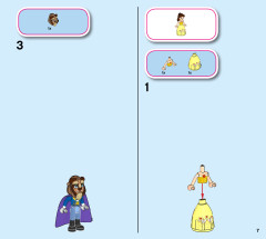 LEGO 43180 instructions page 7 – build guide