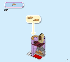 LEGO 43180 instructions page 85 – build guide