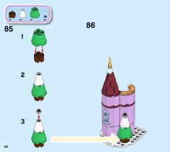 LEGO 43180 instructions page 88 – build guide