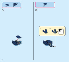 LEGO 43183 instructions page 8 – build guide