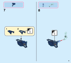 LEGO 43183 instructions page 9 – build guide