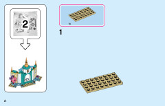 LEGO 43184 instructions page 2 – build guide