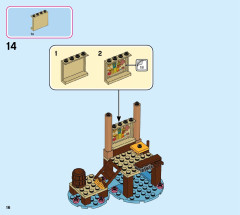 LEGO 43185 instructions page 16 – build guide