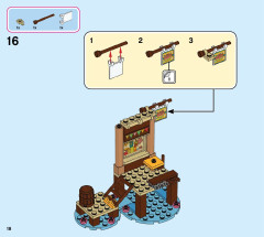 LEGO 43185 instructions page 18 – build guide