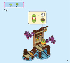 LEGO 43185 instructions page 21 – build guide