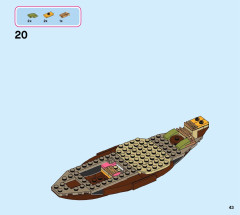 LEGO 43185 instructions page 43 – build guide